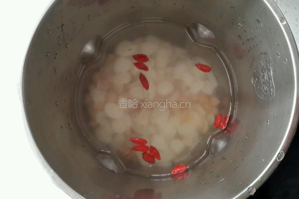 鹰嘴豆、铁杆山药豆浆的做法图解2