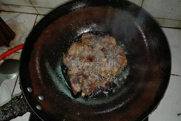荞头炒鸭边腿的做法图解5