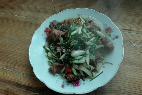 荞头炒鸭边腿的做法图解8