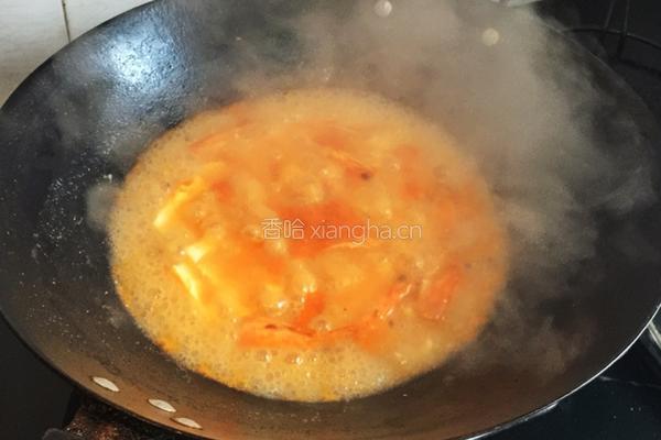 虾头豆腐汤的做法图解6