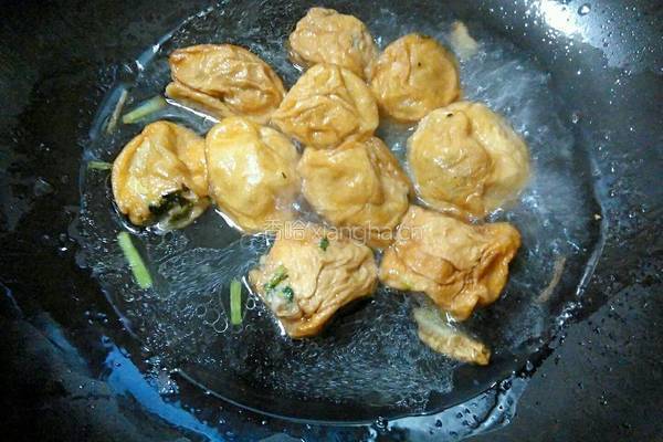 红烧油面筋塞肉的做法图解14