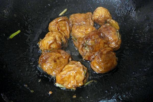 红烧油面筋塞肉的做法图解22