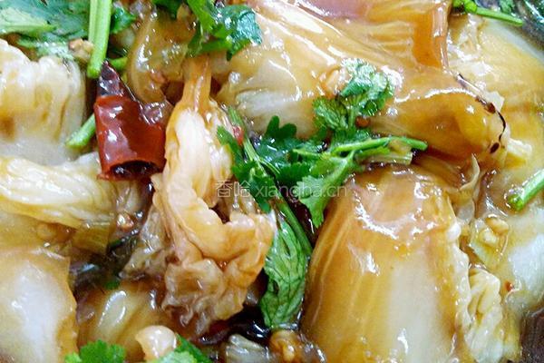 醋溜白菜的做法图解8