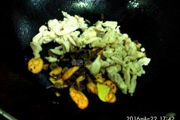鸡丝茶树菇的做法图解10