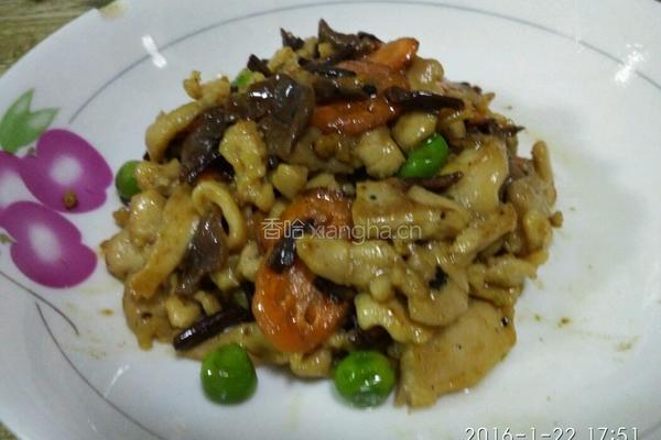 鸡丝茶树菇的做法图解16