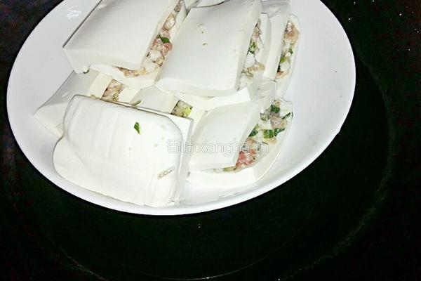 白豆腐夹肉的做法图解5