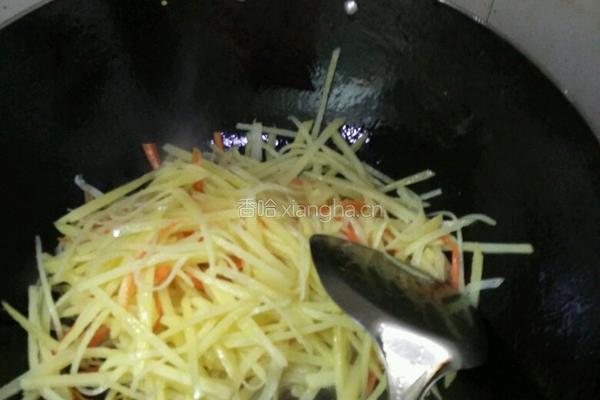 香辣土豆丝的做法图解4