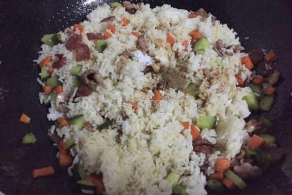 什锦焗饭的做法图解7
