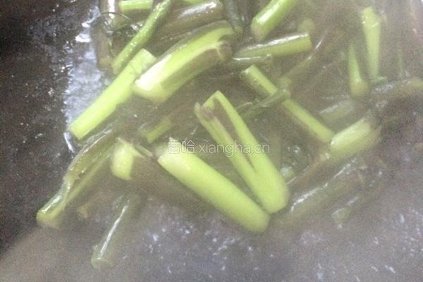 清炒红菜苔的做法图解4
