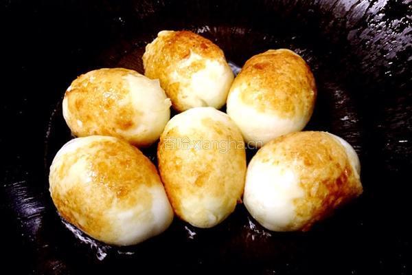 虎皮蛋烧肉的做法图解7