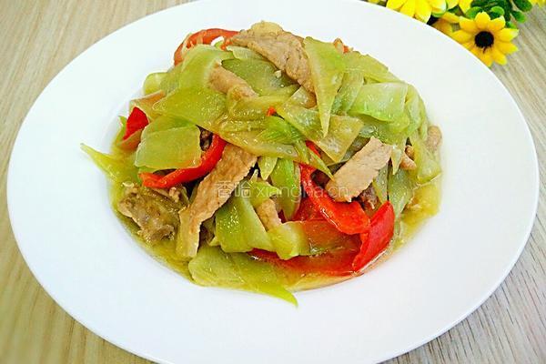 莴笋炒肉的做法图解10