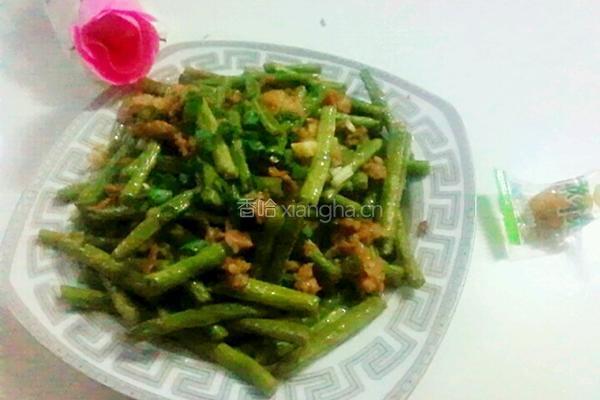 小炒豆角的做法图解4