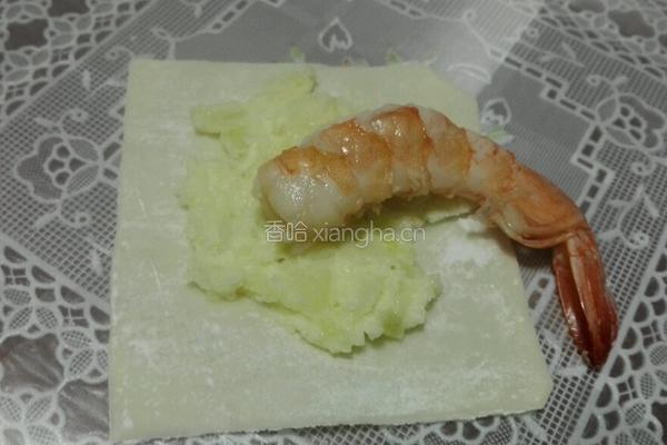 脆皮虾卷的做法图解4