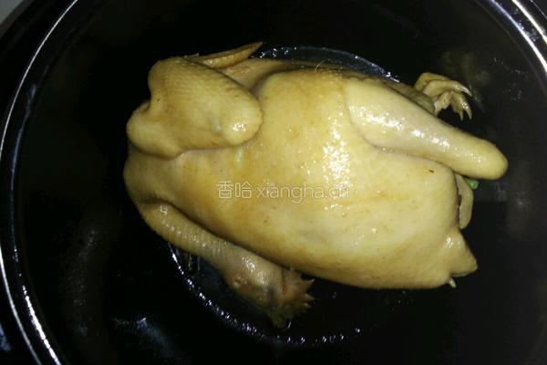 电饭锅盐焗鸡的做法图解5