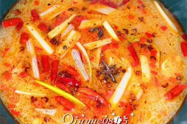 鸳鸯火锅汤底的做法图解5