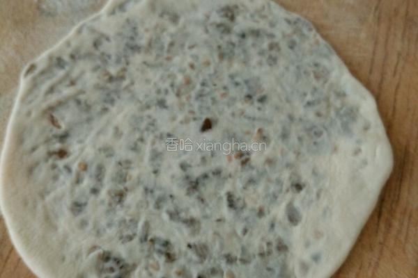 香酥梅干菜饼的做法图解11