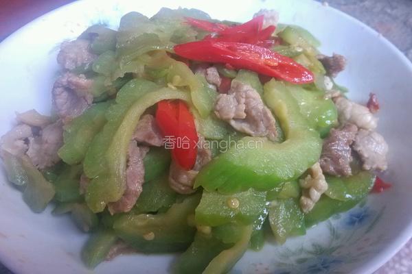 辣椒炒苦瓜肉的做法图解9