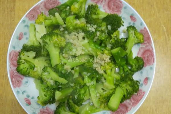 蒜蓉西兰花的做法图解4