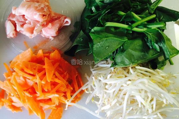 云姐姐的韩国风拌饭的做法图解1