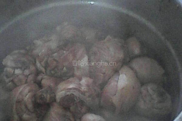 炖鸡腿的做法图解3
