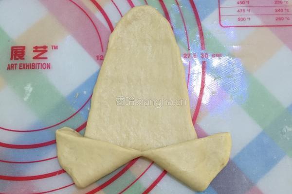 全麦牛角豆沙餐包的做法图解6