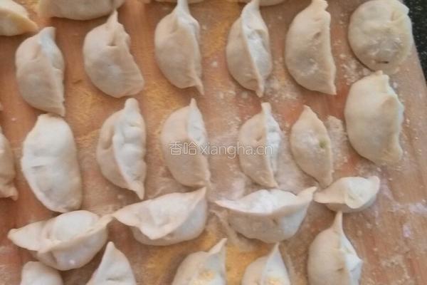 西葫芦萝卜鸡蛋馅饺子的做法图解7