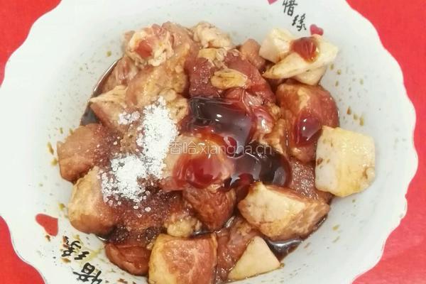 红烧腐竹、肉的做法图解3