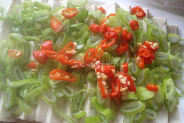 微波炉蒸豆腐的做法图解4