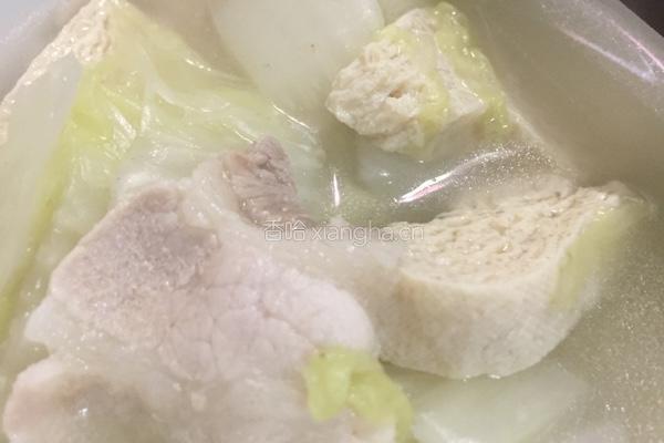白菜豆腐汤