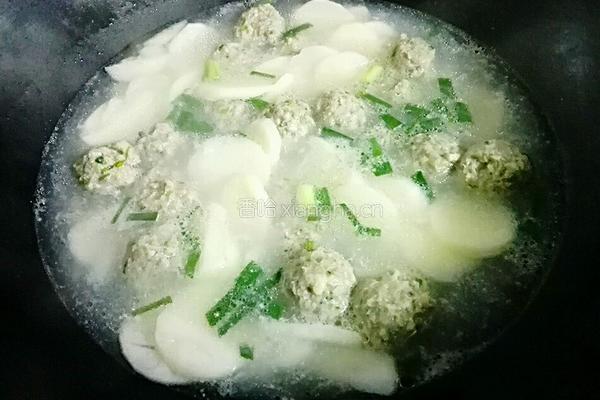 淮山肉圆汤的做法图解9