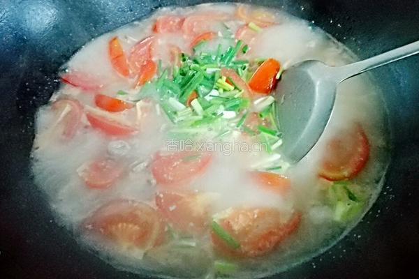 粉肠番茄汤的做法图解9