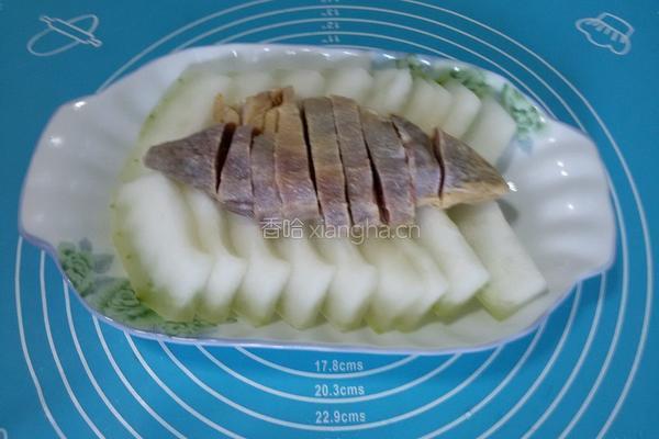 腊鸭腿蒸冬瓜的做法图解4