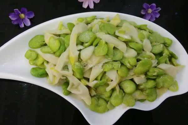 竹笋炒豆瓣的做法图解10