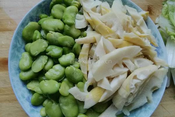 竹笋炒豆瓣的做法图解5