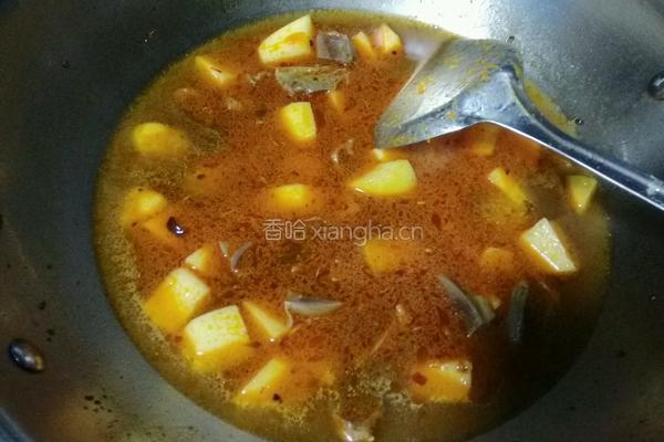 鸭胗烧土豆的做法图解12
