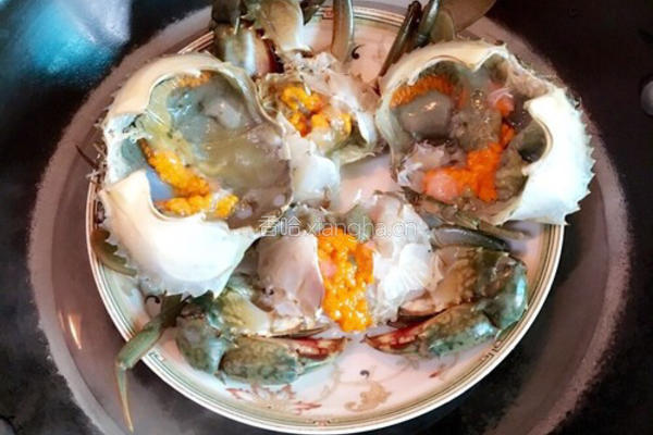 九层塔炒膏蟹的做法图解5