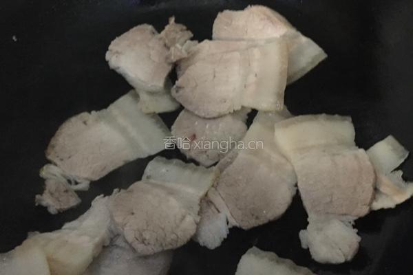 莲藕回锅肉的做法图解5