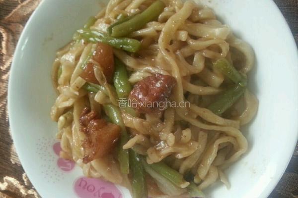 豆角焖面的做法图解6