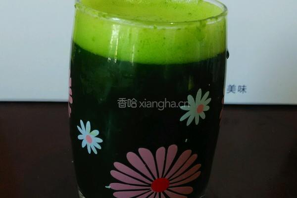 菠菜手擀面的做法图解1