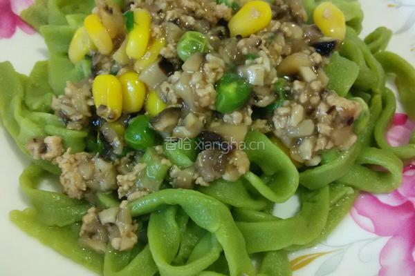 菠菜手擀面的做法图解9