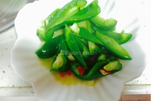 沙茶牛肉爆青椒的做法图解5