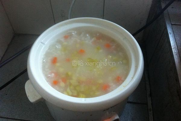 芹菜瘦肉粥的做法图解4