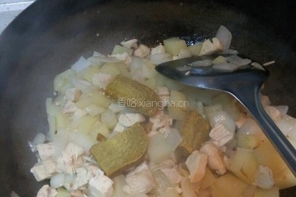 咖喱鸡肉饭的做法图解4