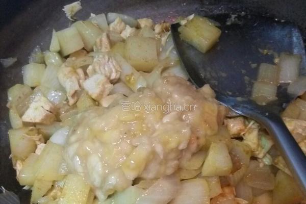 咖喱鸡肉饭的做法图解5
