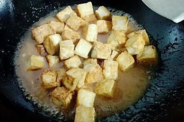 煎豆腐的做法图解7