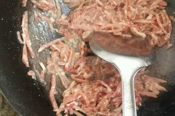 香辣肉丝的做法图解4