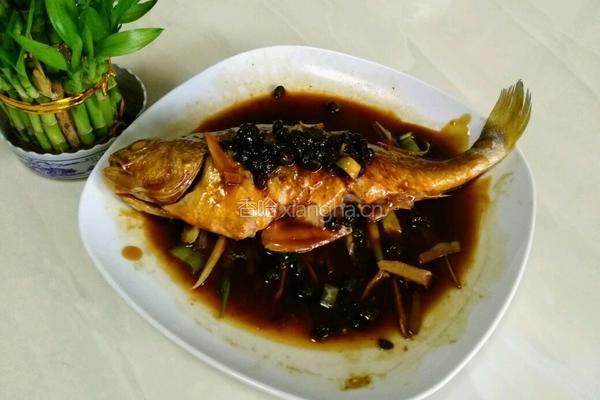 清蒸豆豉黄花鱼的做法图解6