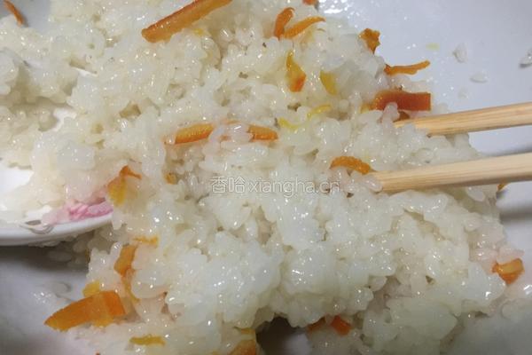 糖渍橙皮八宝饭的做法图解2
