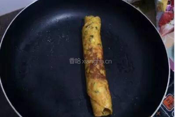 胡萝卜香菇厚蛋烧的做法图解10