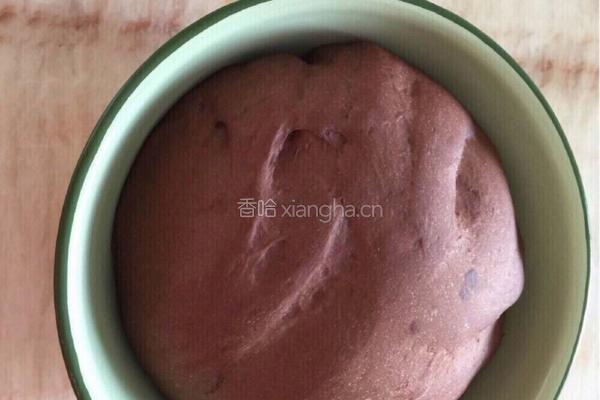 可可红豆面包的做法图解4